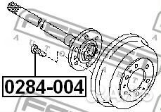 Шпилька колёсная