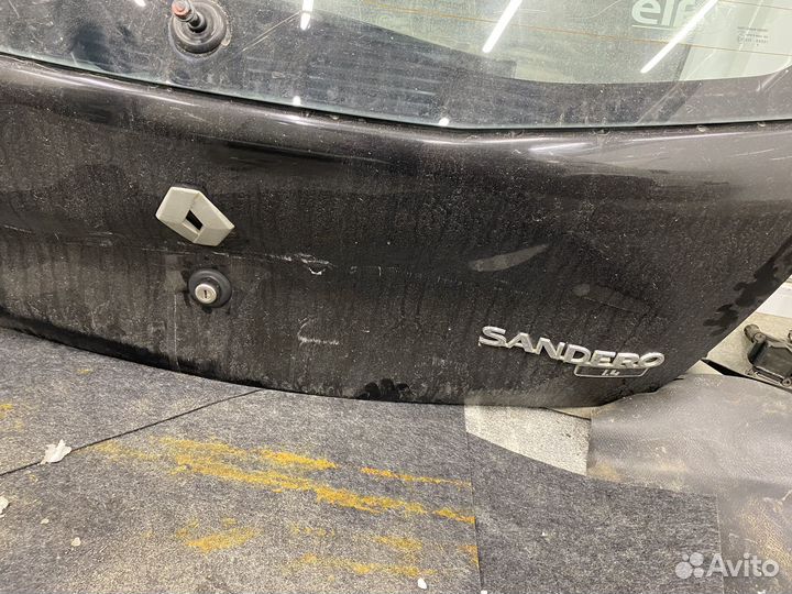 Крышшка багажника на багажника на рено сандеро 1