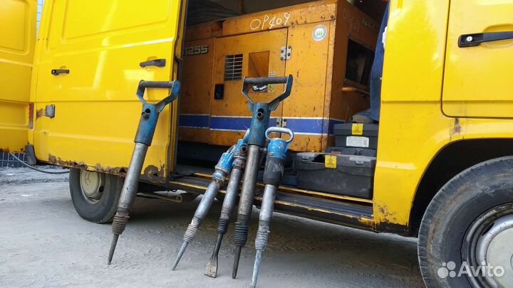Аренда компрессора с отбойными молотками