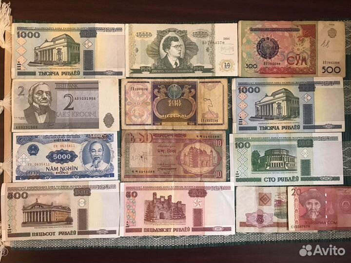 Банкноты разных стран