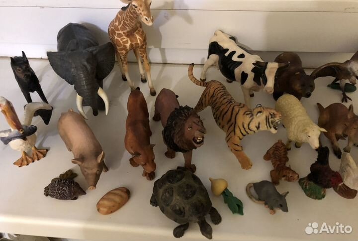 Животные papo, collecta, schleich