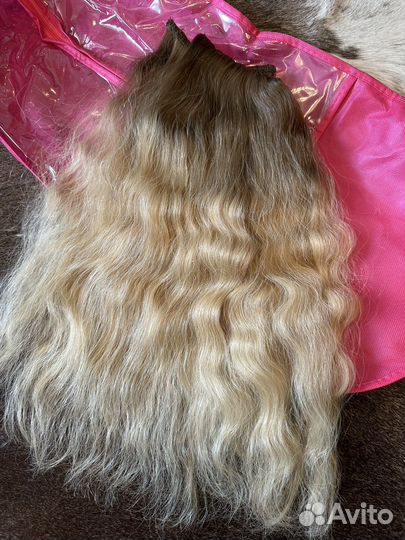Волосы для наращивания блонд