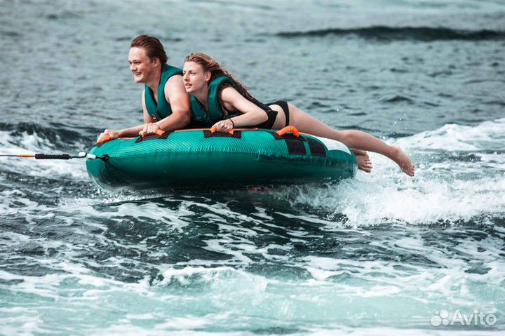 Ватрушка водная jobe водный тюбинг двухместный