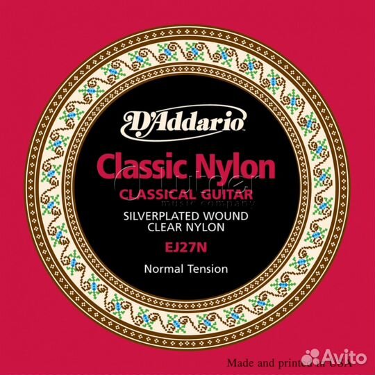 Гитарные струны D'Addario