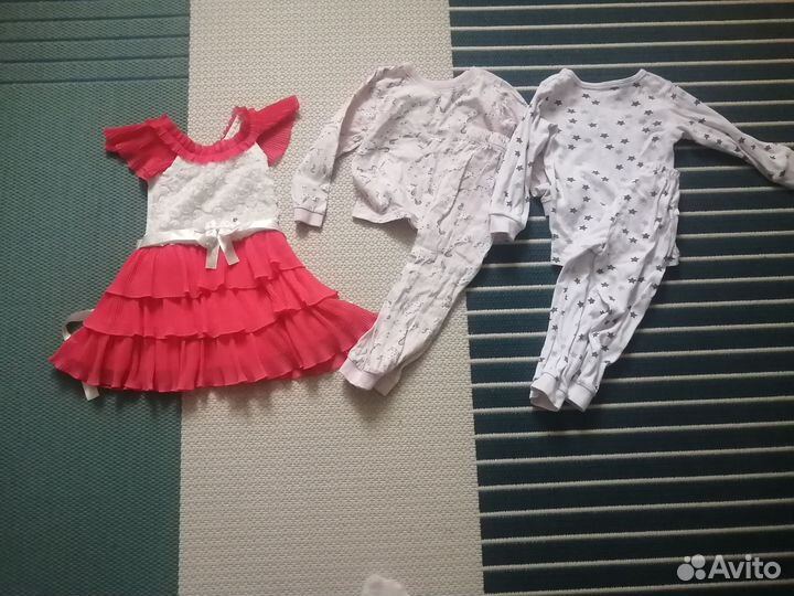 Пакет вещей для девочки 98р