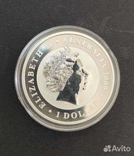 Австралия 1 доллар серебро 2009 Коала