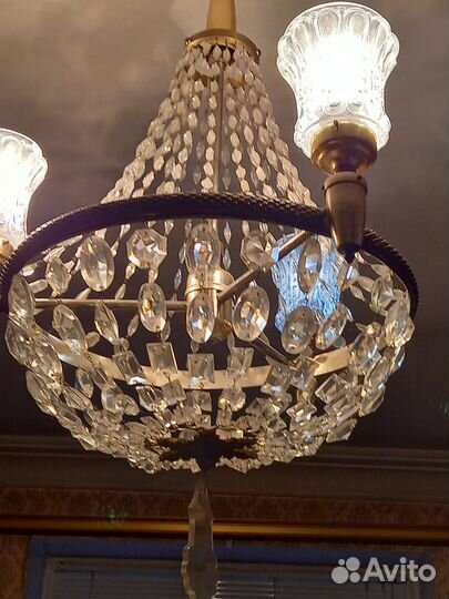Люстра хрустальная