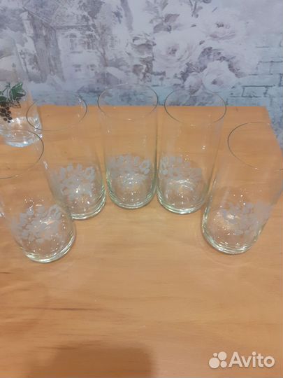 Банка 10л,стаканы для сока,воды,коктейля СССР