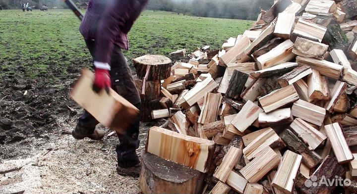 Дрова колотые