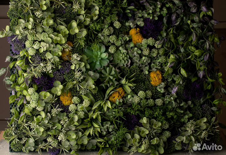 3D Фито картина, искусственные цветы, декор