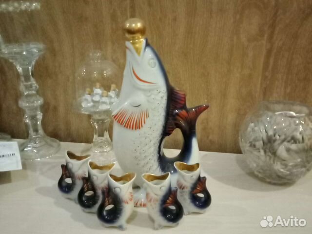 Штоф с рыбками