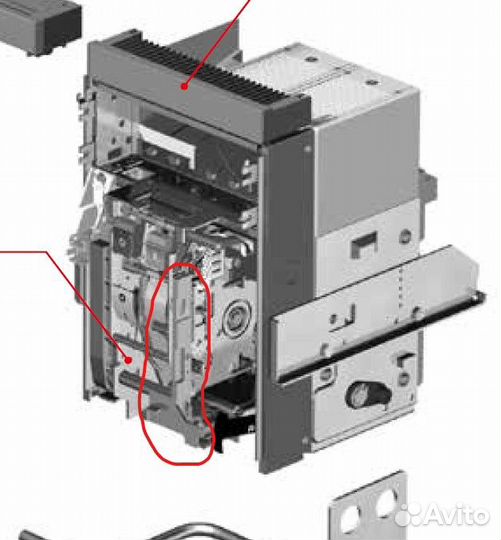 Шторка-блокировка для выключателя Emax New/Old