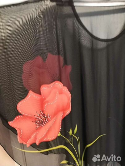 Пончо летнее