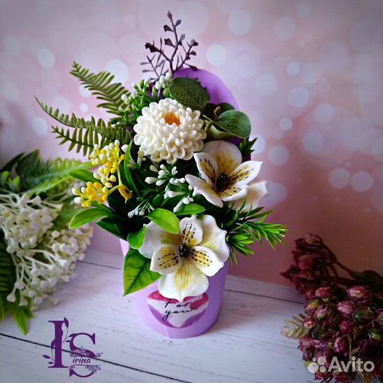 Букеты Подарки из мыла ручной работы