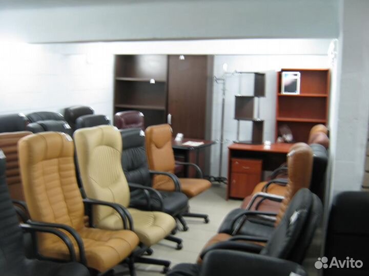 Кресло руководителя из натуральной кожи
