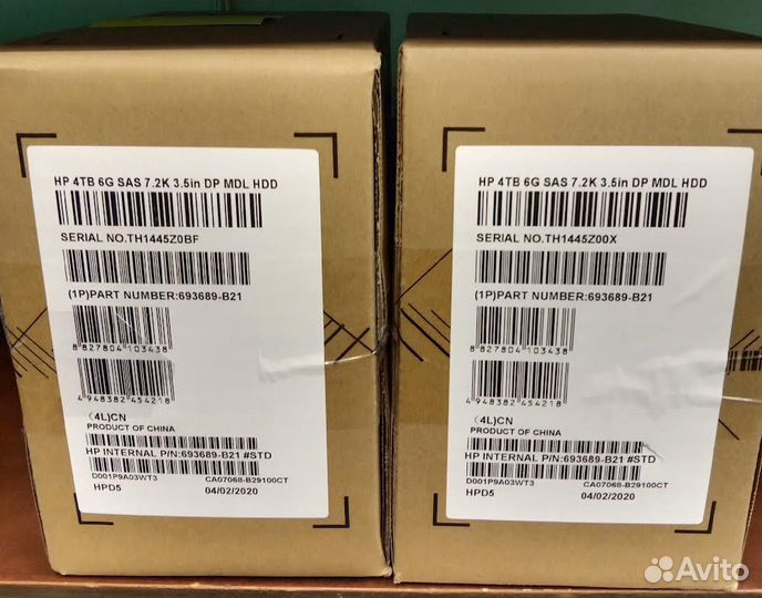 Жесткий диск HP 4Tb 6G SAS 7.2K 3.5in