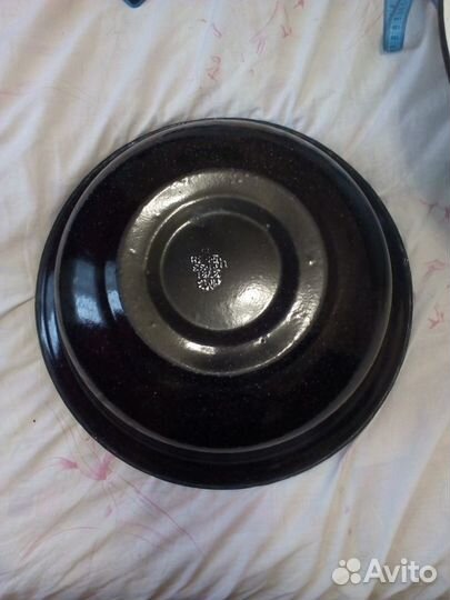 Эмалированный таз