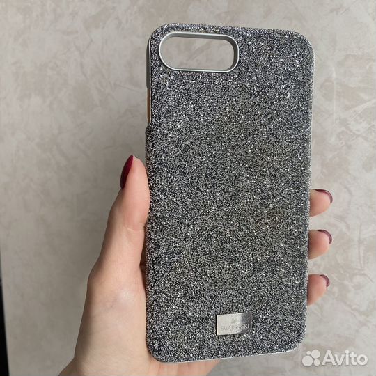 Чехол Swarivski на айфон 7+