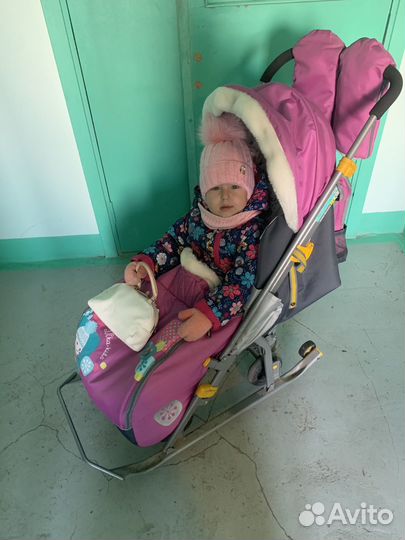 Санки коляска ника