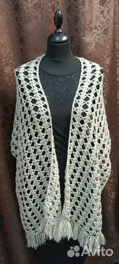 Палантин ручной работы