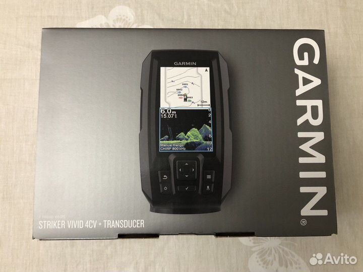 Эхолот Garmin striker Vivid 4cv с GT 20