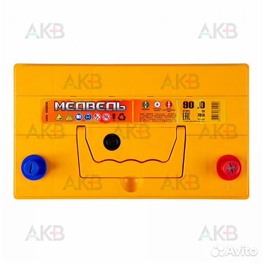 Аккумулятор автомобильный Медведь 105D31L 90 Ач 78