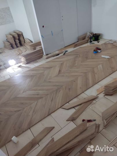 Укладка паркета,инженерной доски,ламината