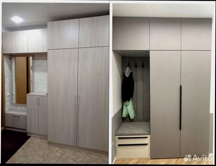 Шкаф в прихожую с антресолью