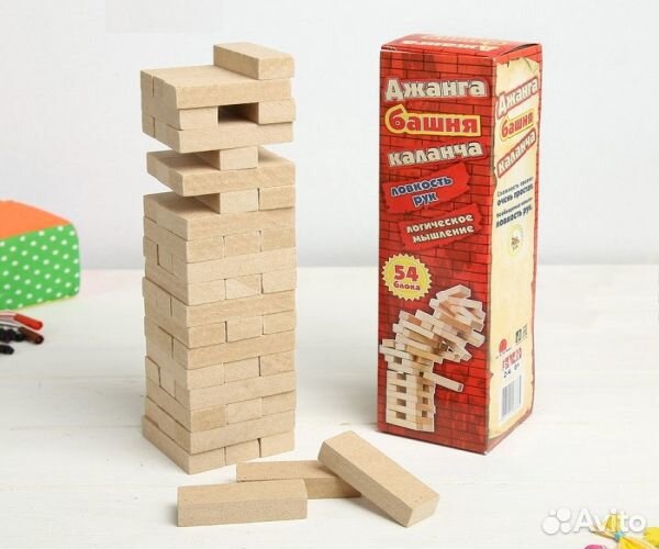 Дженга Башня 54 блока