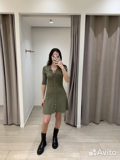 Платье Maje новое зеленое