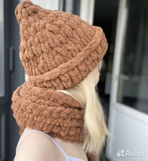 Шапка и шарф по индивидуальным меркам