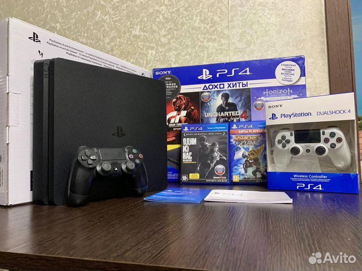 Sony playstation 4 Slim / 500Gb/ Игры