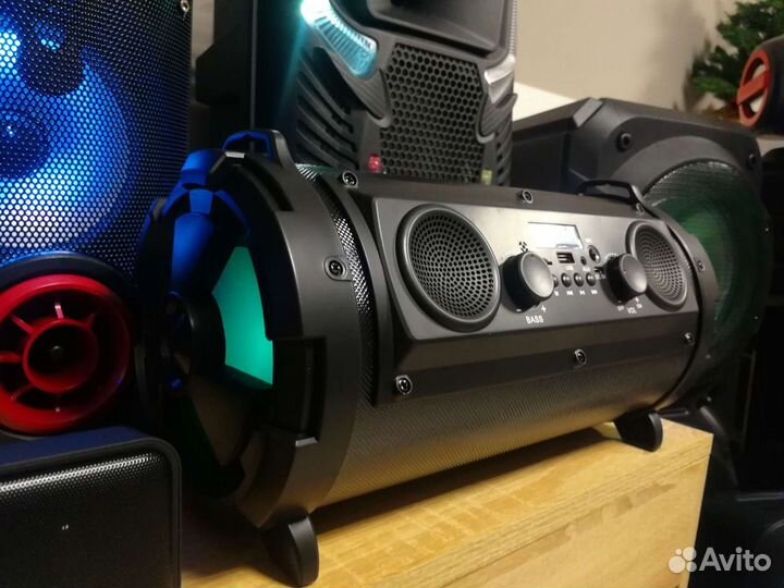 Портативная колонка блютуз мощная