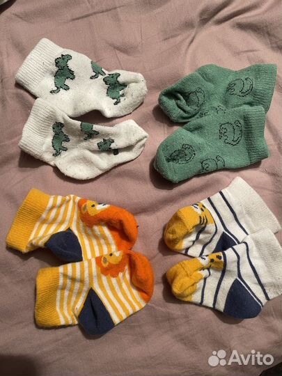 Носки для новорожденных 0-6 мес