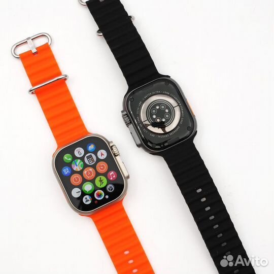 Часы apple watch ultra 2 49mm white black orange