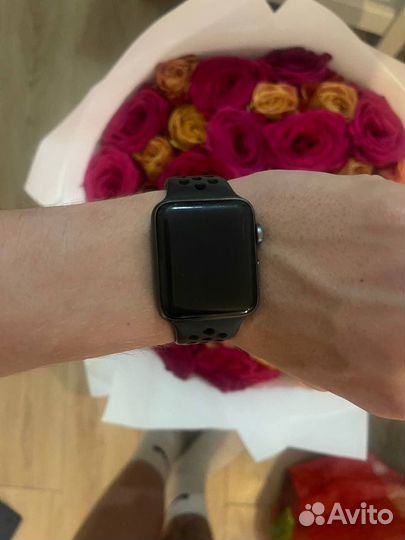 Часы apple watch 3 42mm nike