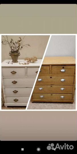 Реставрация/перекраска/дизайн мебели, дверей