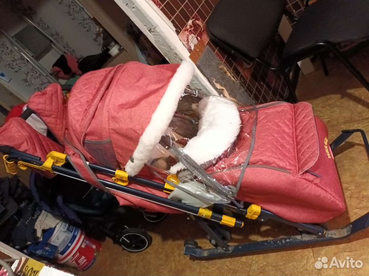 Санки коляска ника