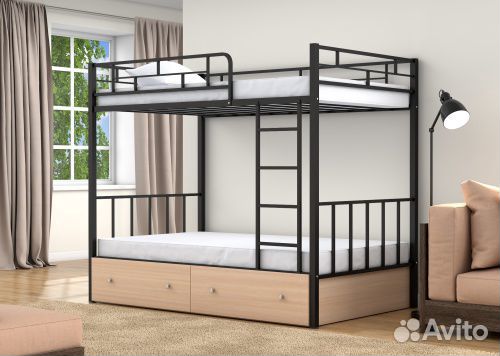 Двухъярусная кровать Валенсия 120