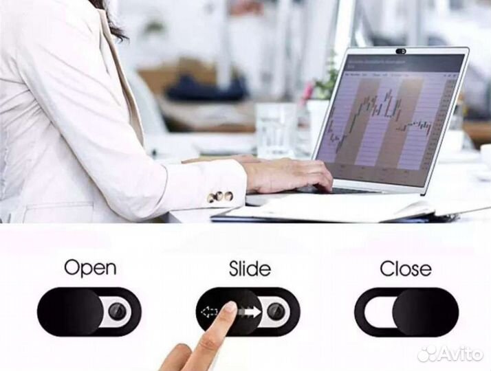 Шторка для камеры ноутбук/планшет/телефон