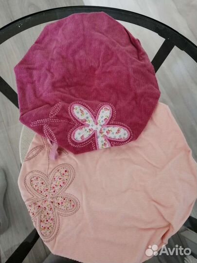 Шапка детская девочковая, хлопковая(бирет)