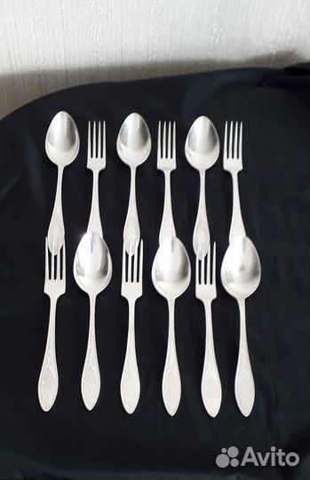 Набор столовых приборов Мельхиор СССР