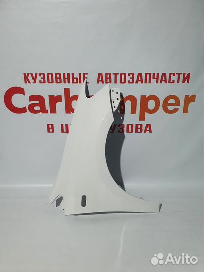 Крыло volkswagen polo правое LB9A candy white