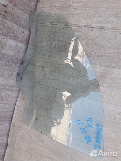 Стекло двери передней левой Renault Logan 2011