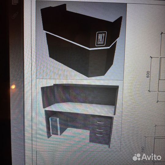 Стойка ресепшн Тумба Стол