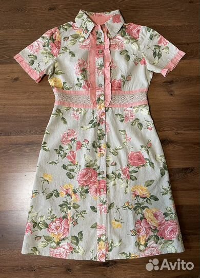 Халат домашний женский лен 46 48