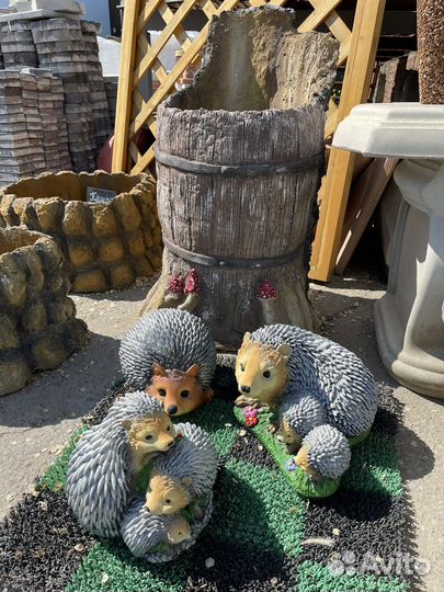 Садовые фигуры из бетона