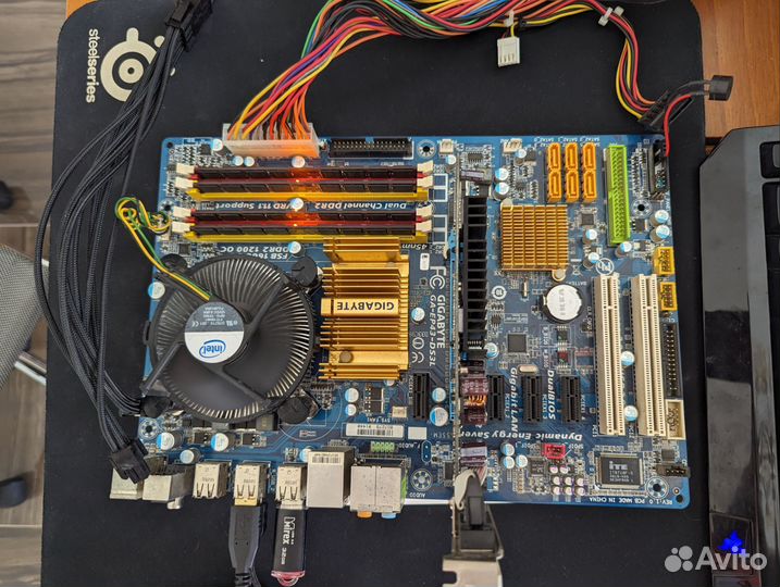 Комплект e5450 + плата + память + кулер