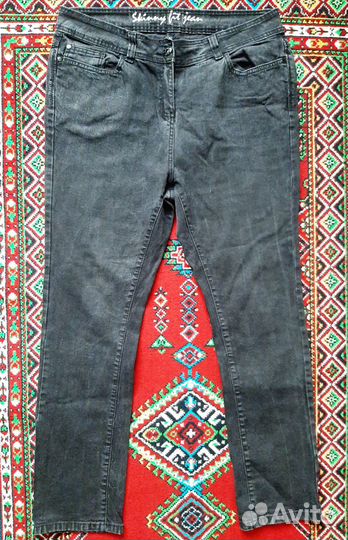 Джинсы Skinny женские, р.52