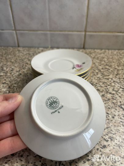 Блюдце, ГДР, freiberger porzellan